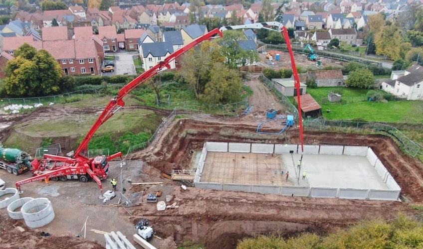 concrete pumps for hire Northamptonshire